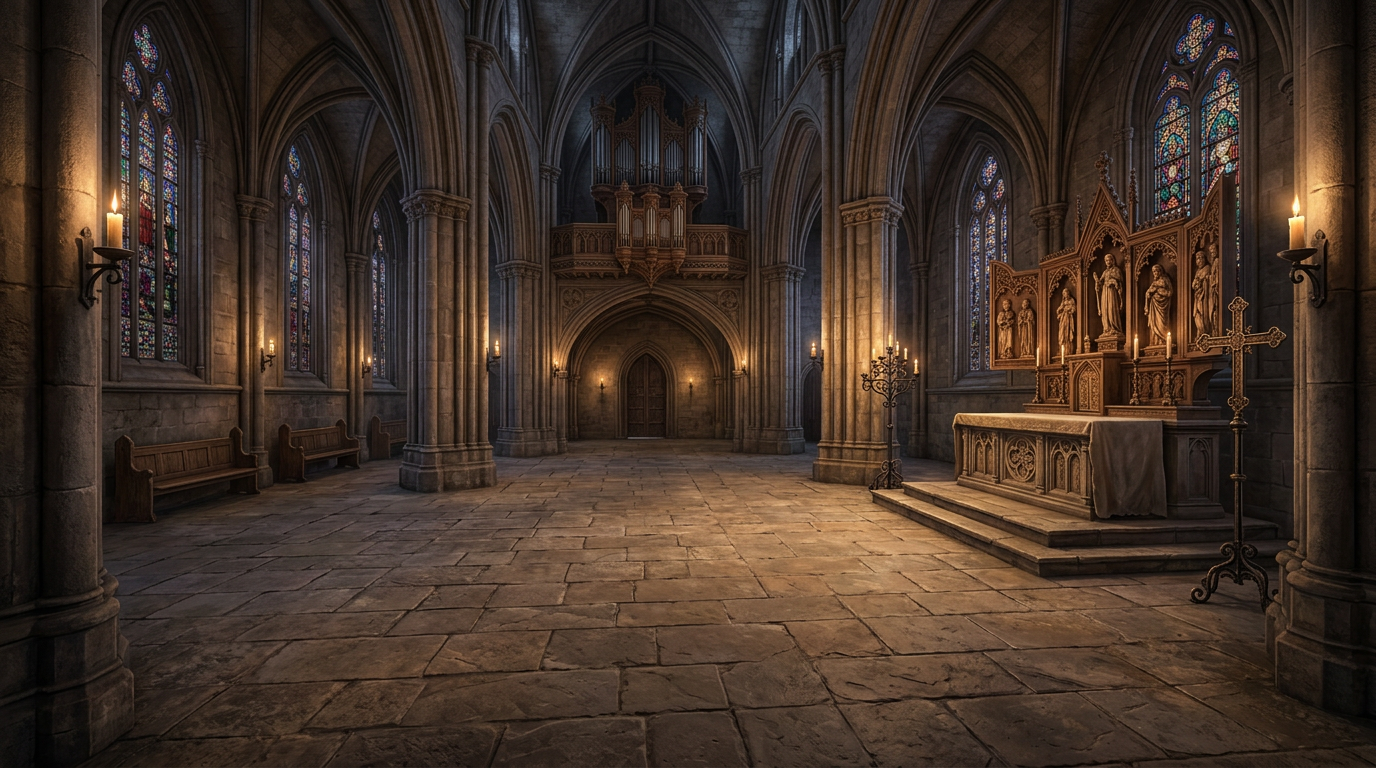 Chapel room from Murder Mystery Castle